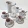 Service à café en grès vintage 1960