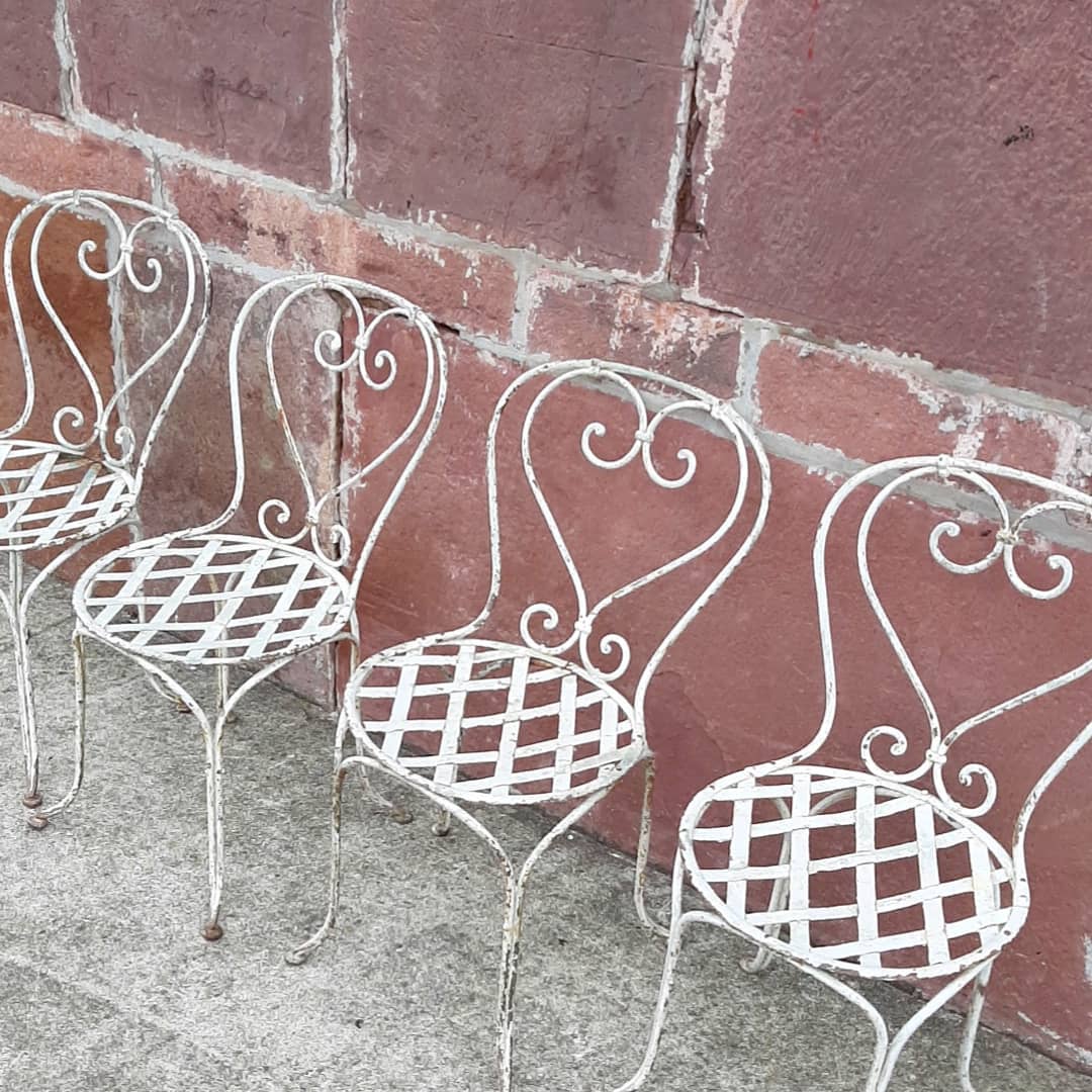Chaises en fer forgé
