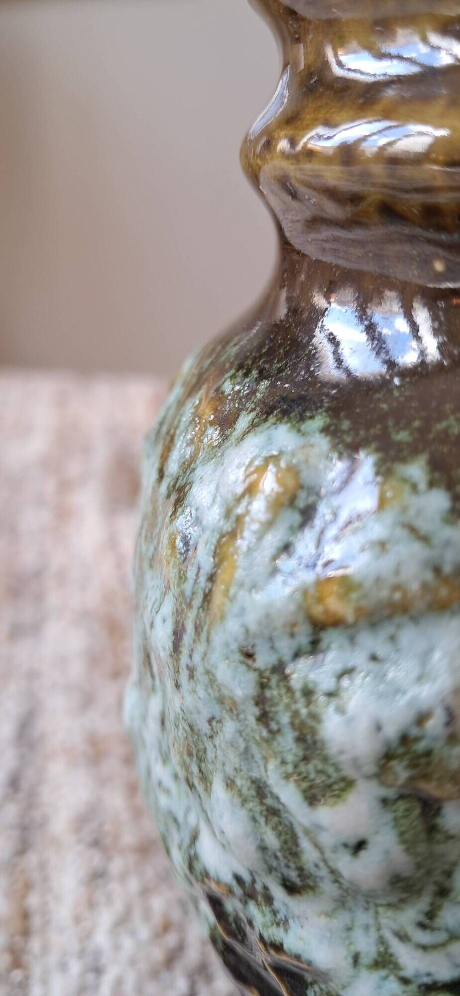 Fat Lava ceramic vase from the 1970s