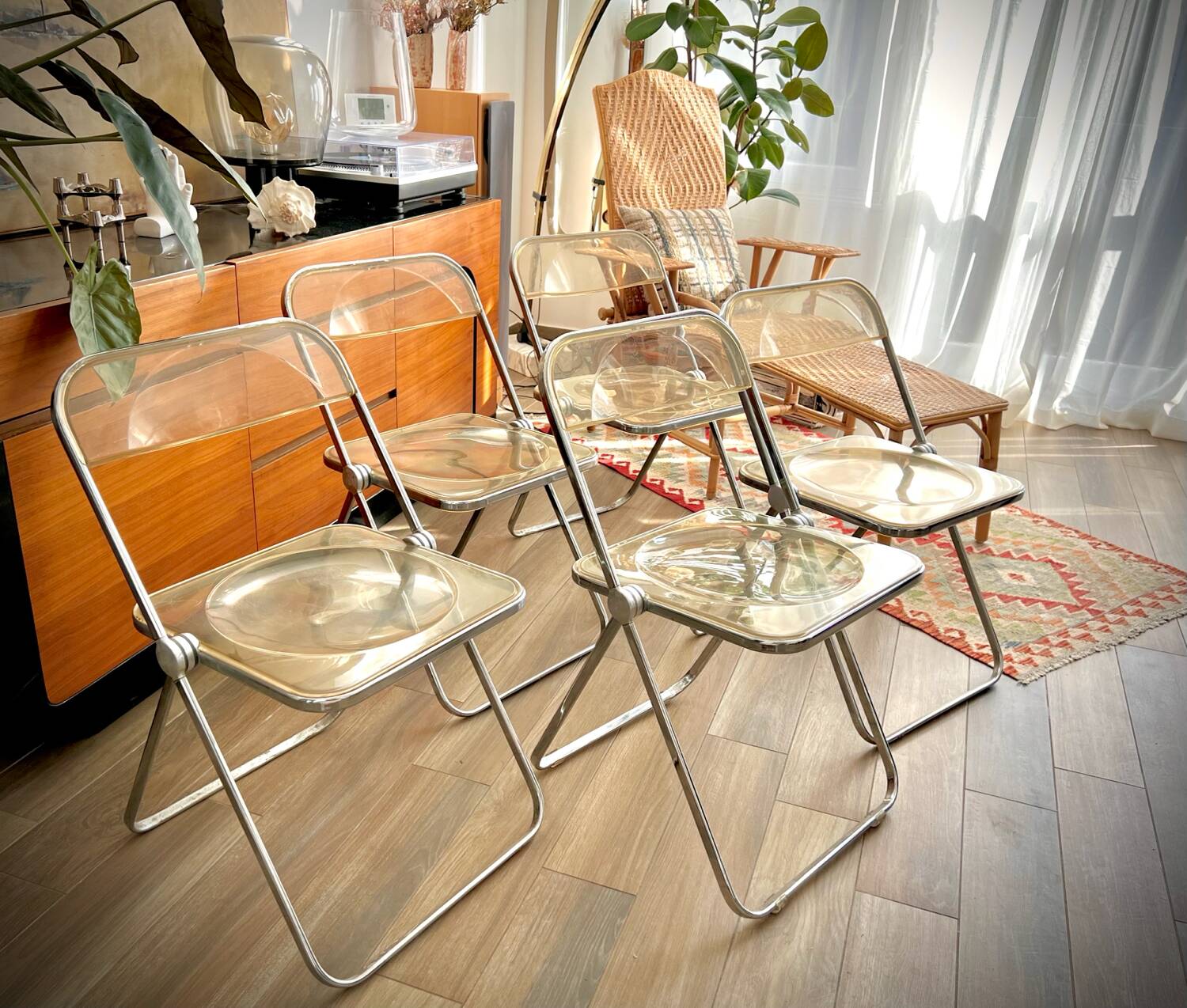 Vintage folding chair "plia" – giancarlo piretti, castelli 1969