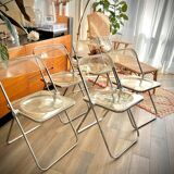 Vintage folding chair "plia" – giancarlo piretti, castelli 1969
