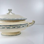 Salins "Recamier" iron earth soup tureen, late 19th century