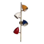 Wall Lamp 4 Multicolored Cones