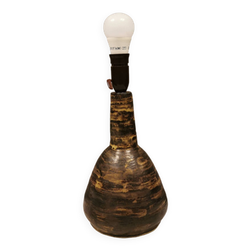 Lampe de table en céramique, danoise et des années 1960-1970.