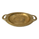 Art Deco oval silver-plated metal dish