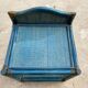 Table de chevet en rotin vintage