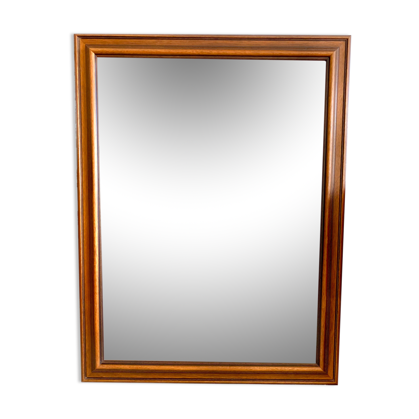 Vintage beveled wooden mirror 120x92