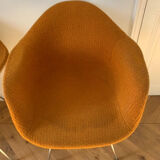 Set de 4 fauteuils Dax en tissu Charles & Ray Eames editon Herman Miller