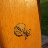 Deux tabourets stella vintage années 50 pieds compas