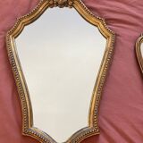 Louis XV shell beaded mirror