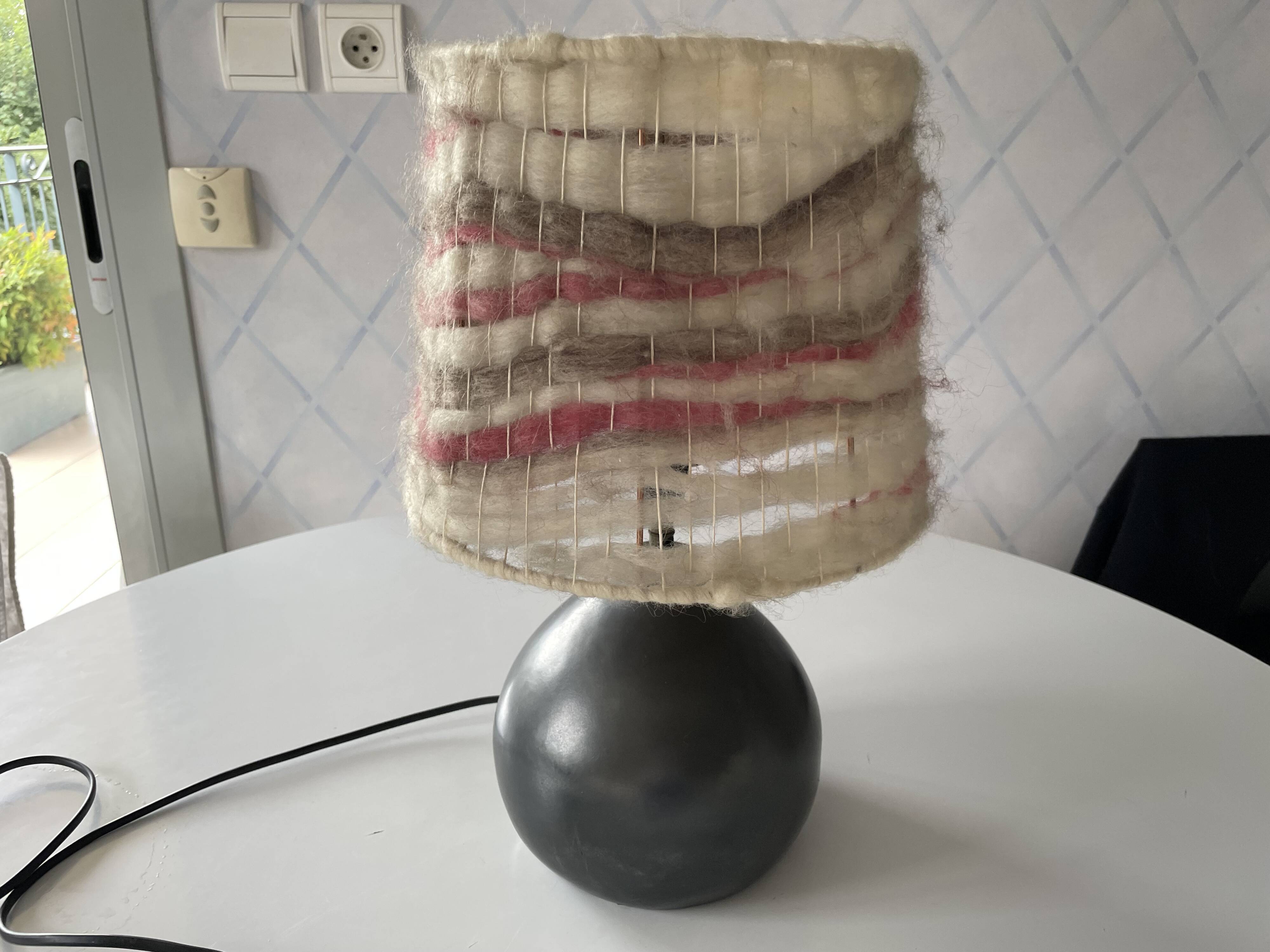 70s living room lamp