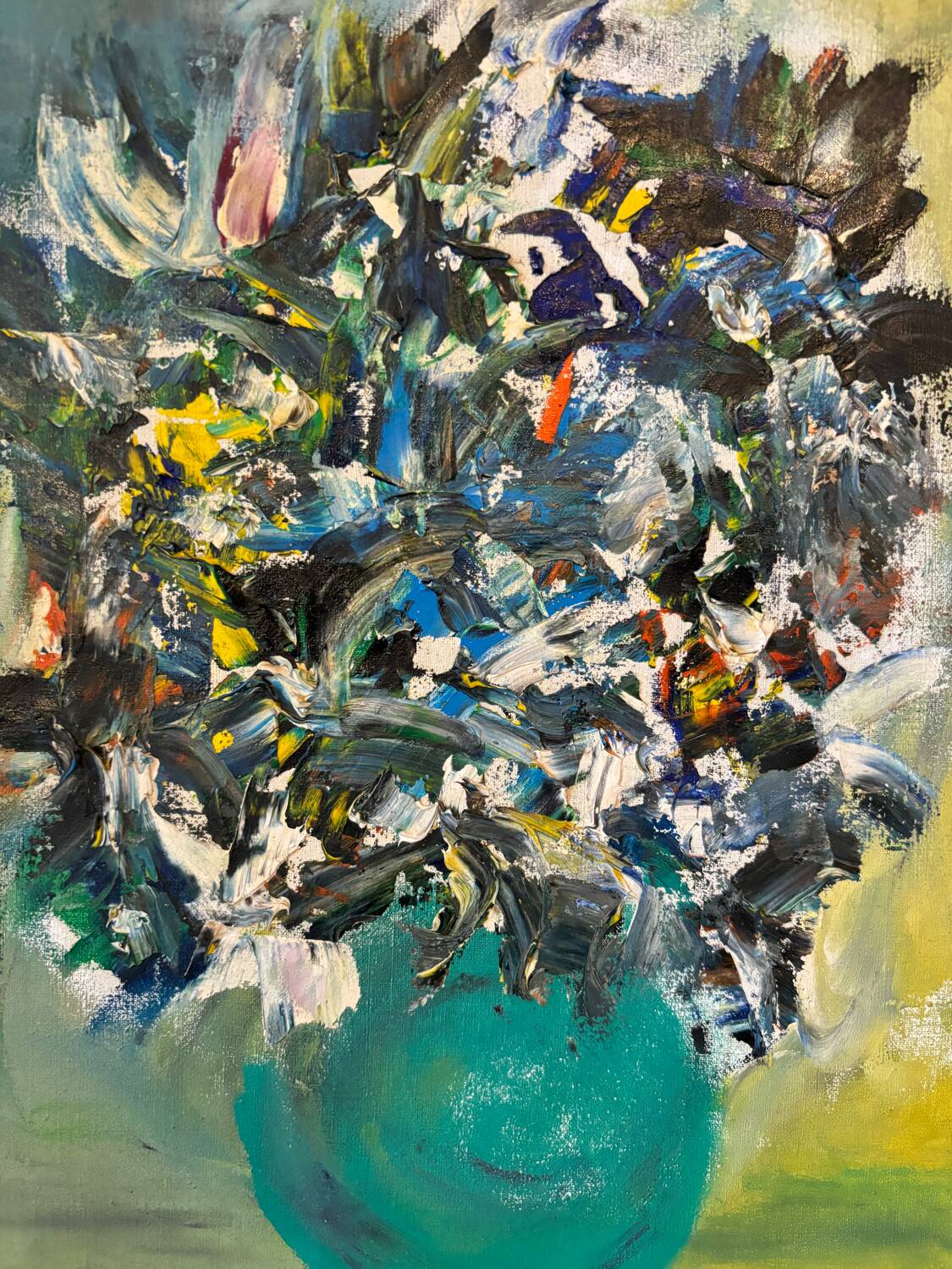 Bouquet of flowers signed Alberto