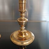 Gilded bronze candle holder