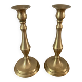 Pair of vintage brass candlesticks