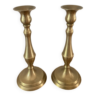 Pair of vintage brass candlesticks