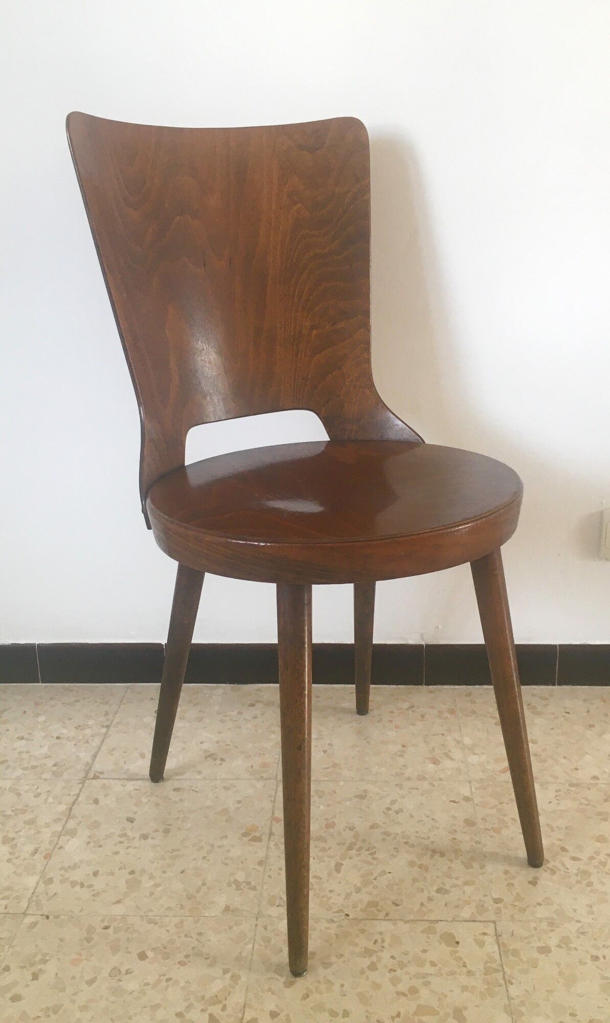 2 vintage 1960s dove baumann chairs