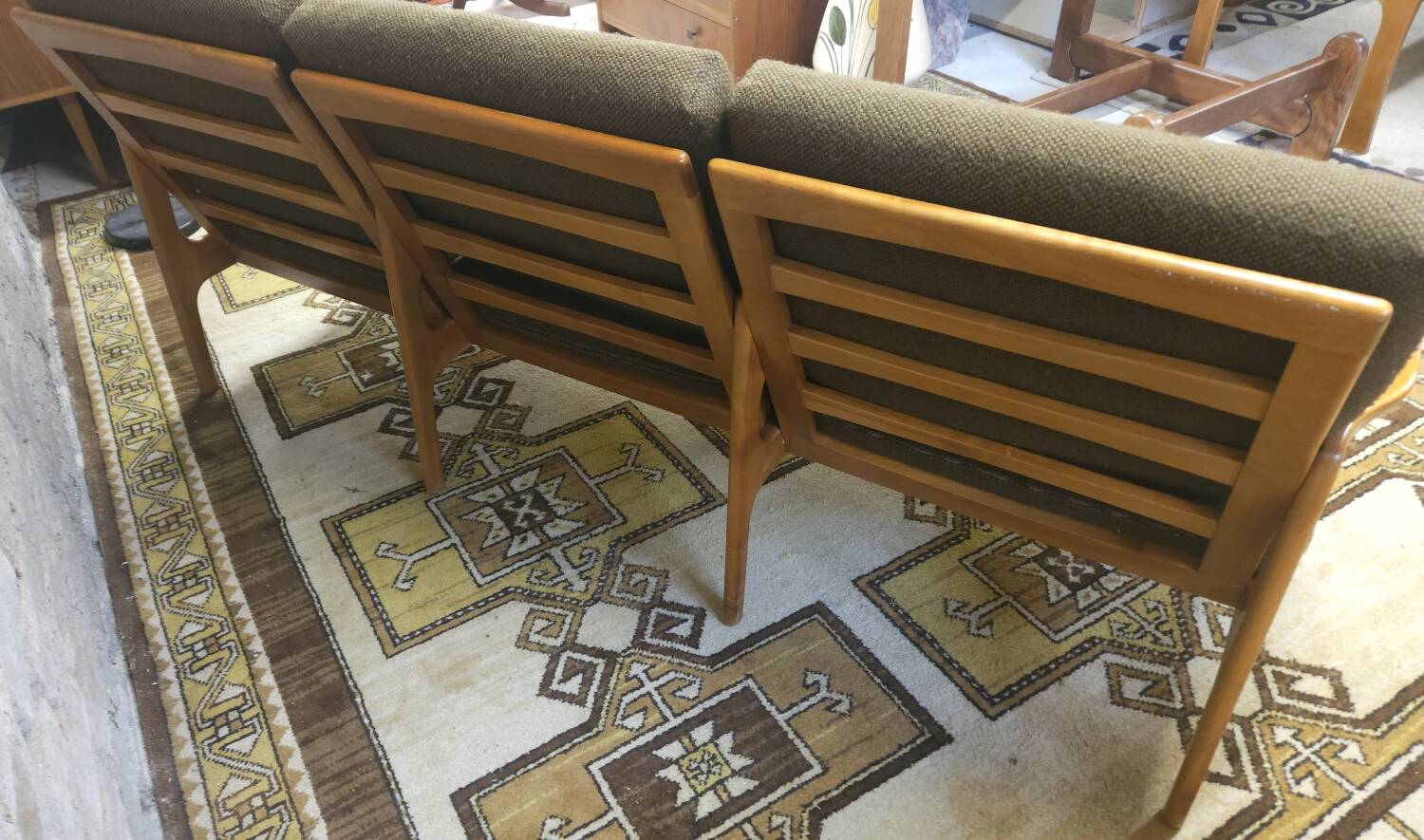 Canapé scandinave 3 places année 1960