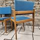 Pair of vintage Scandinavian armchair chairs 1970