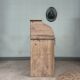 Bureau à rideau vintage, rénové