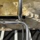 Paire de chaises formica jaune tubauto