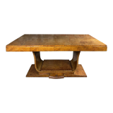 Table or desk with extensions on foot lyre Art Deco period