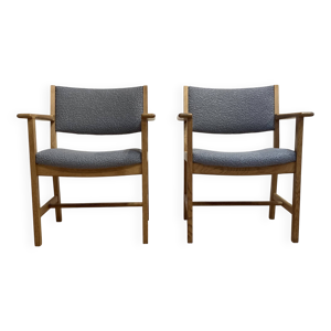 Duo fauteuils estampille