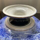 Vintage standing candy in glazed porcelain