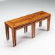 Severin Hansen large set of 3 nesting tables in rosewood Haslev Denmark 1960