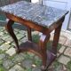 Empire-style console with marble and mahogany claws