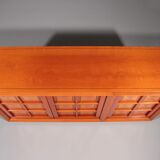 Brutalist Italian sideboard by Caccia alla Volpe for Linea Arredo