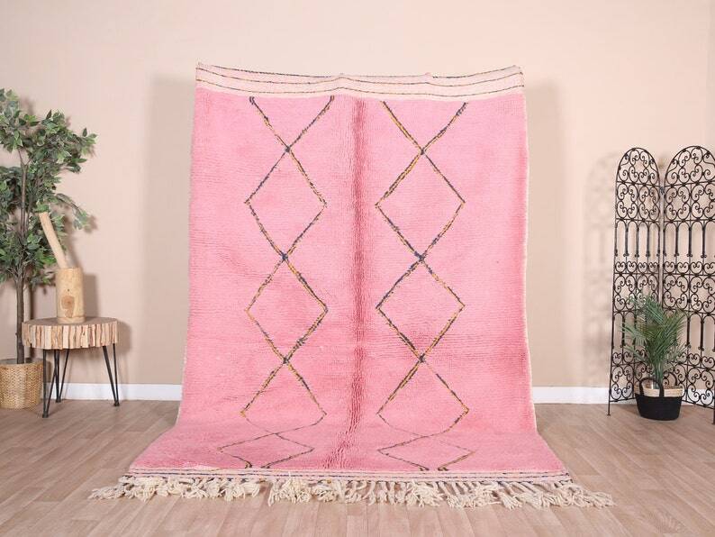 Handwoven natural wool rug 250/250 cm
