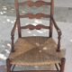 Antique Provençal Straw Armchair