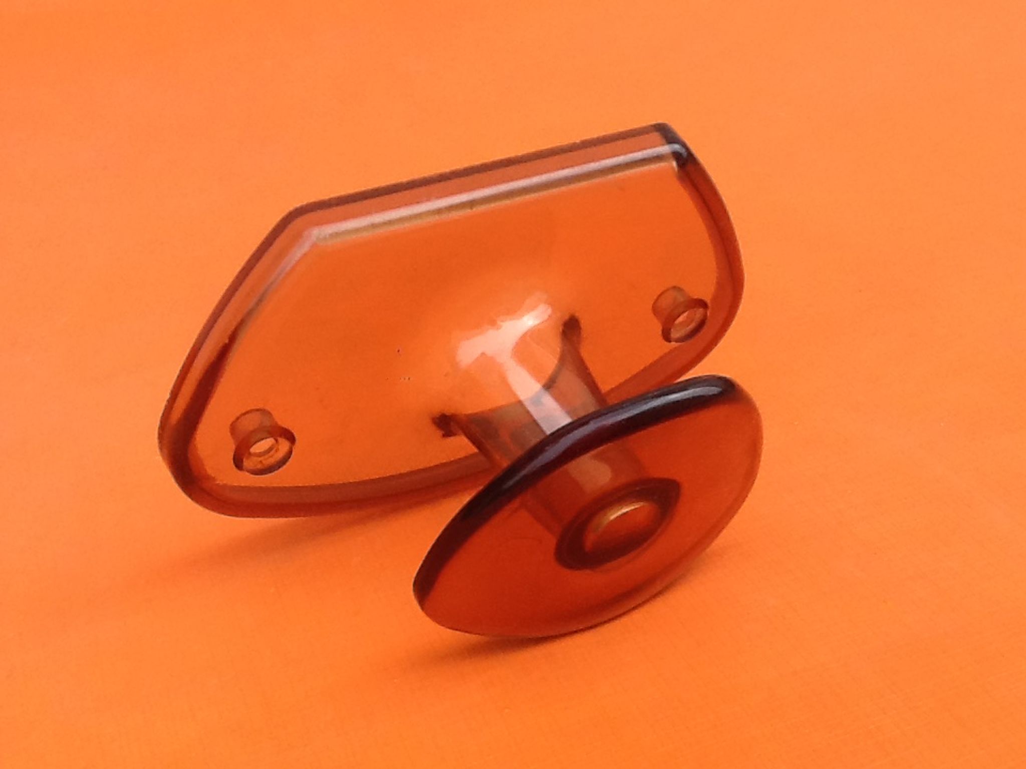 Smoked plexiglass wall coat rack, 1970s