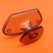 Smoked plexiglass wall coat rack, 1970s
