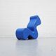 Chaise Bleue Phantom de Verner Panton pour Innovation