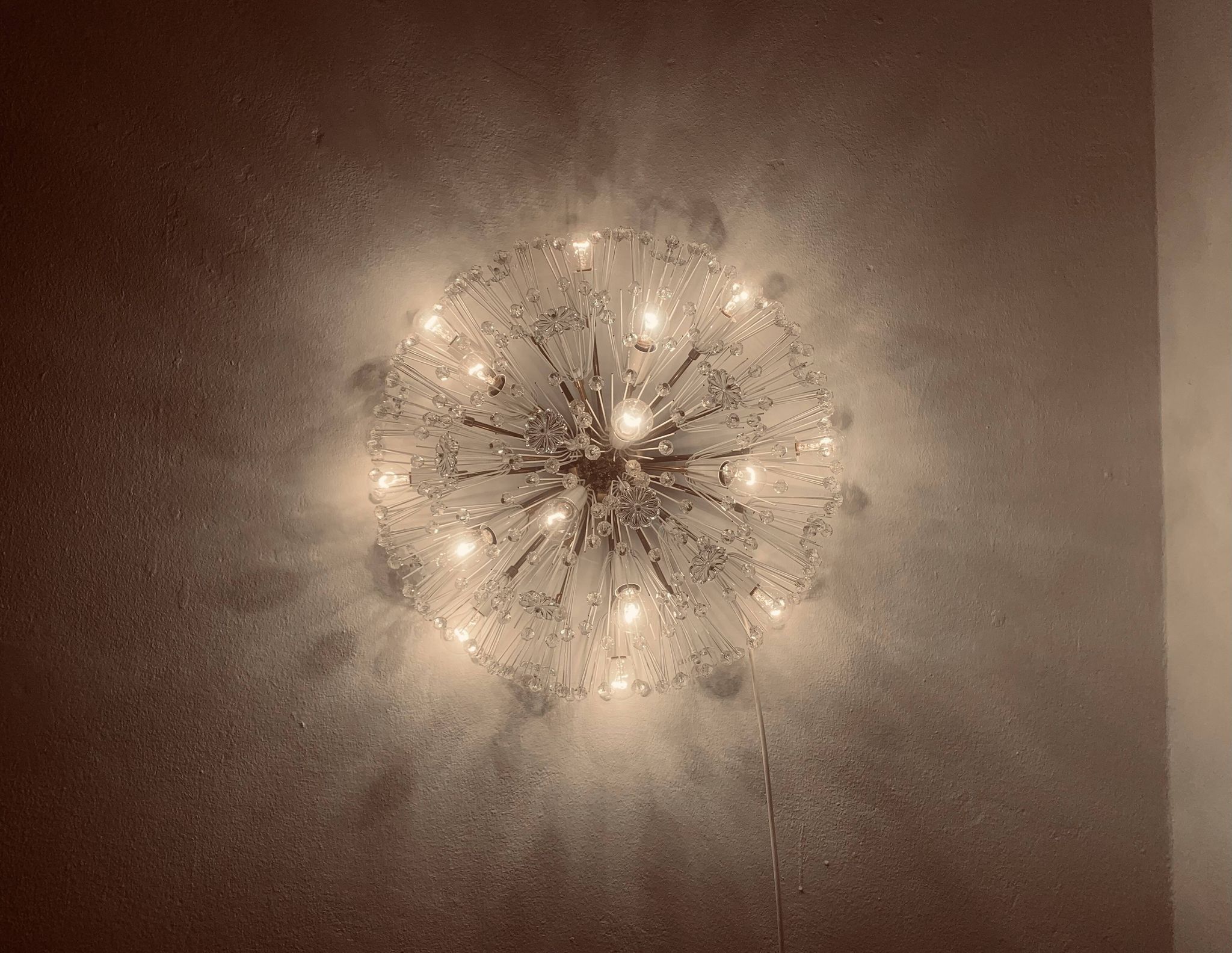 Dandelion Wall or Ceiling Lamp by Emil Stejnar for Rupert Nikoll