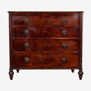 Chest of drawers mahogany, 19th