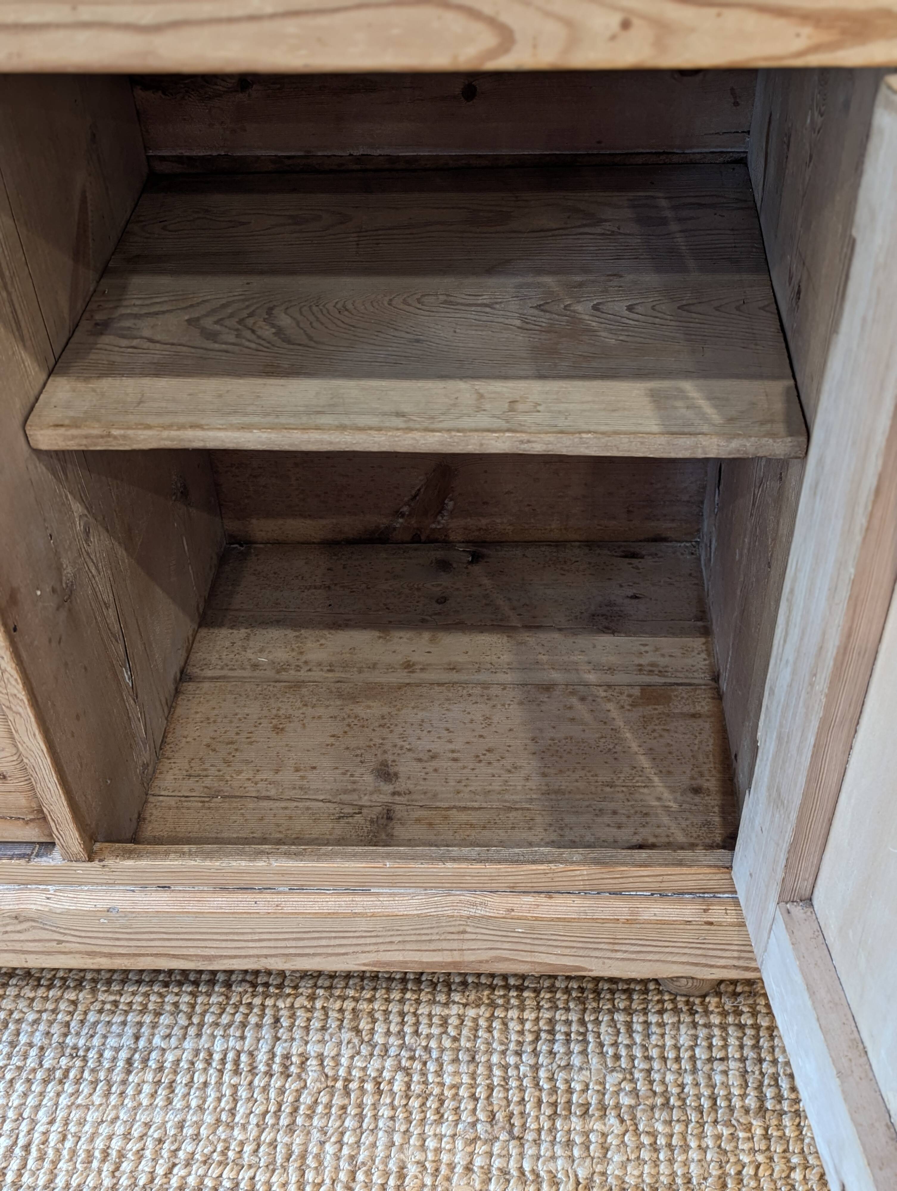 Antique dresser in pitch pine