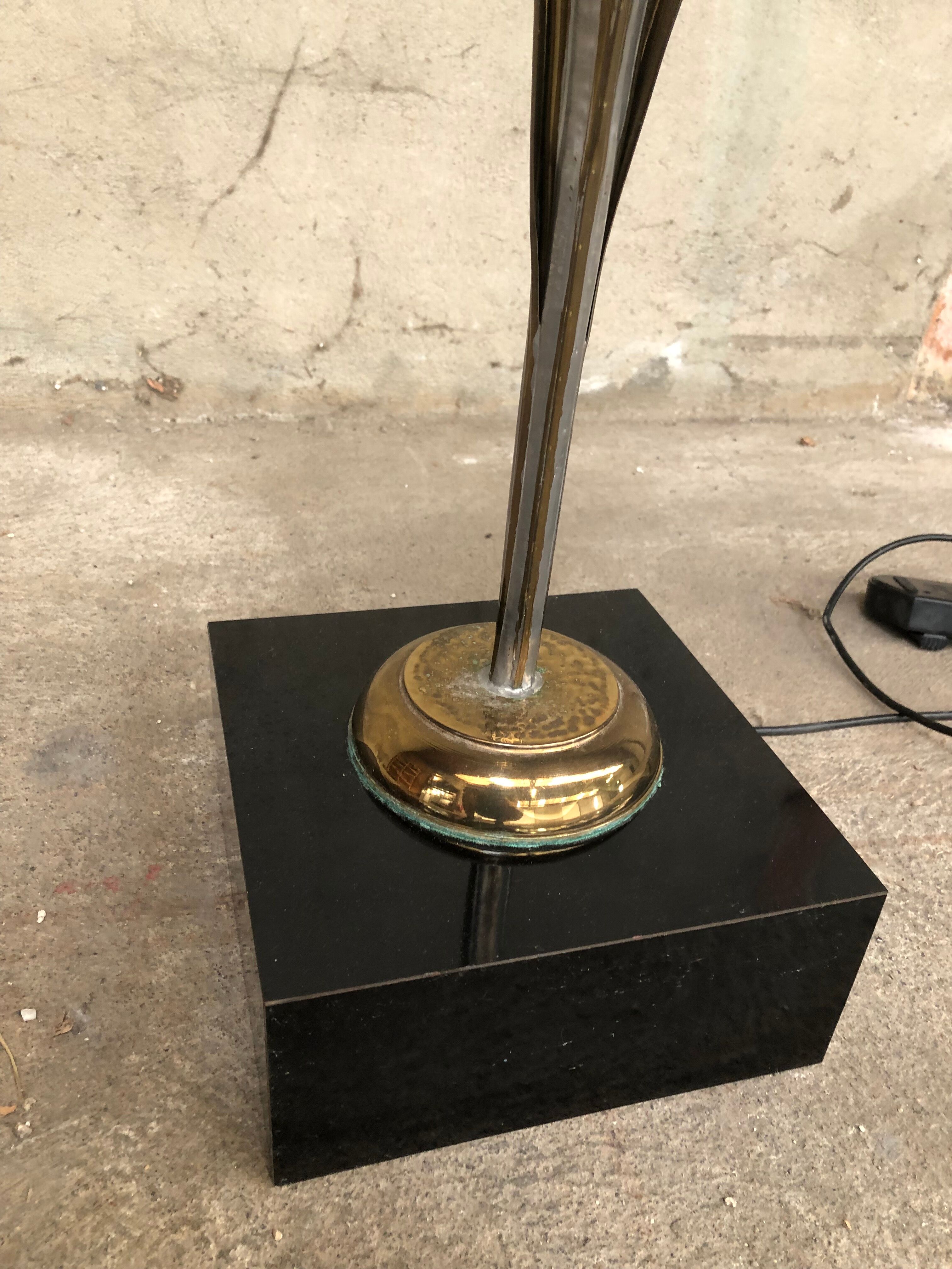 floral floor lamp of the 70s isabelle and richard faure