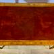 Louis XVI style desk in precious wood marquetry and gilded bronzes