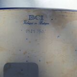 Indigo blue ceramic dish