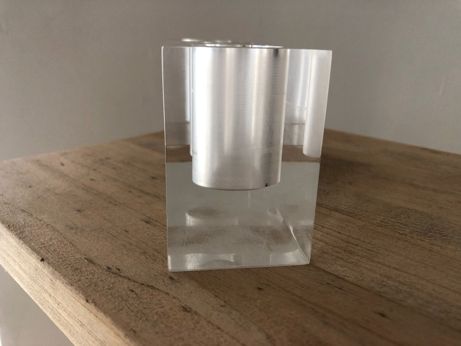 Vintage plexiglass pencil/pen holder