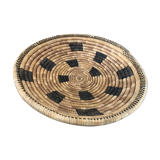 Basket straw bowl origin African hand weave 34 cm