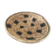 Basket straw bowl origin African hand weave 34 cm