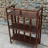 60/70s rattan shelf