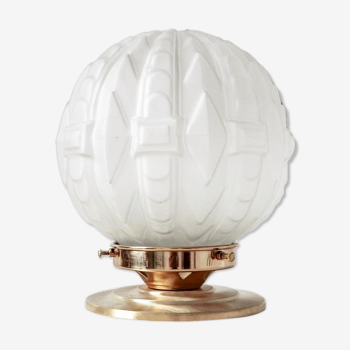 Art Deco globe lamp
