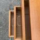 Bureau moderniste vintage en bois et métal
