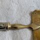 Art Deco silver-plated and vermeil cake server