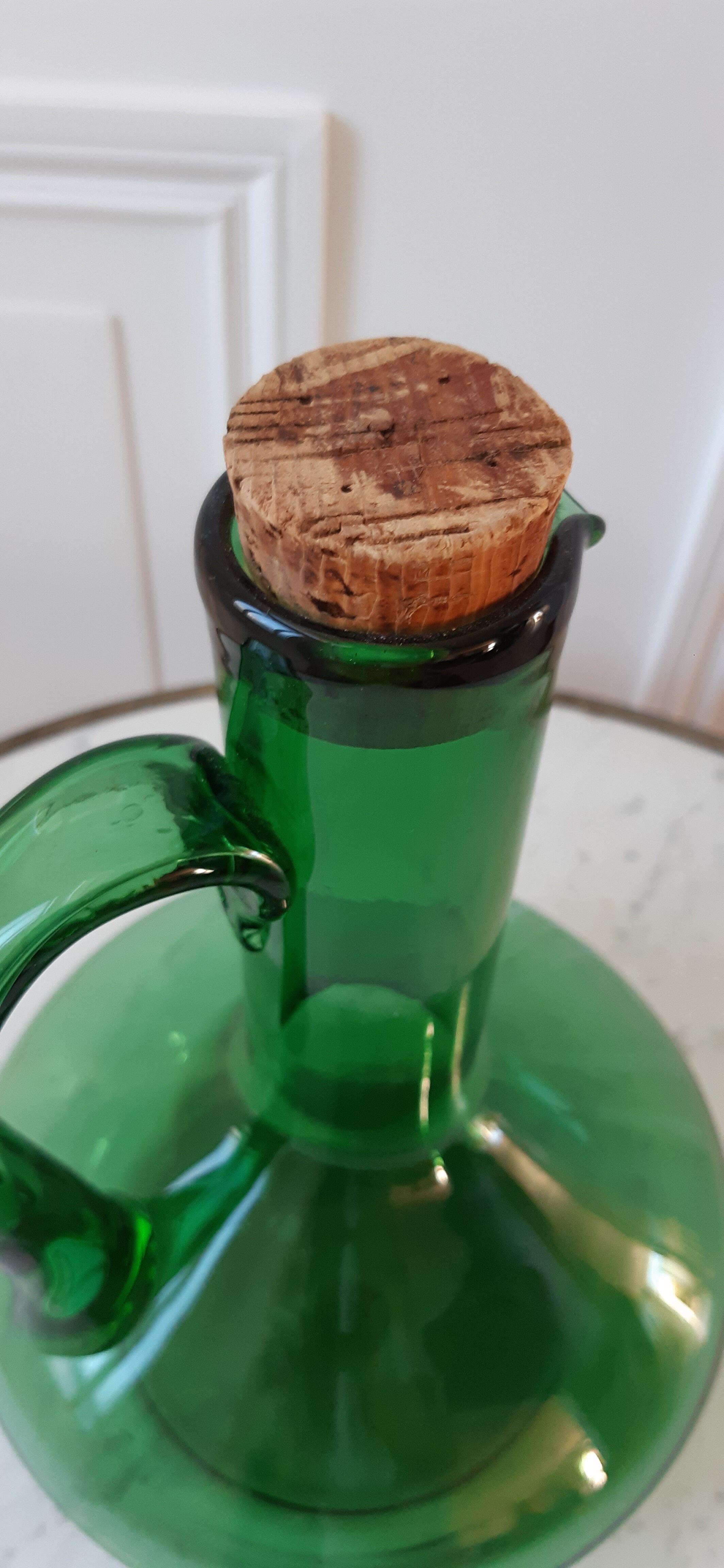 Green bottle / pitcher 60s-70s