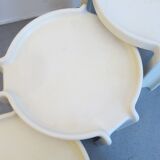 Three Giotto Stoppino Kartell nesting tables from the 60s